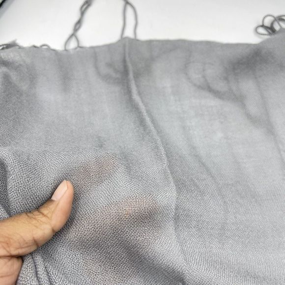 Women Wool Scarf Lady Fringe Shawl Pashmina Style Scarves L’ Orchidee - Picture 10 of 11